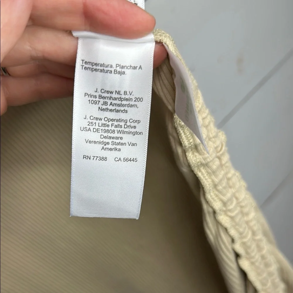 J. Crew Vintage Rib Ruched Midi Dress - Picture 7 of 12